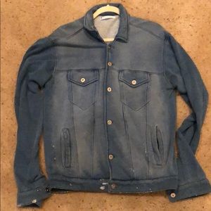 Premium Co distressed shirt jacket